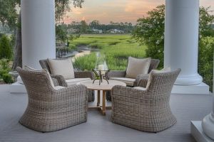 Furniture outdoor patio luxury brands elegant kingsley bate eco friendly incorporates bates harbor sag sophisticated materials weather designs collection
